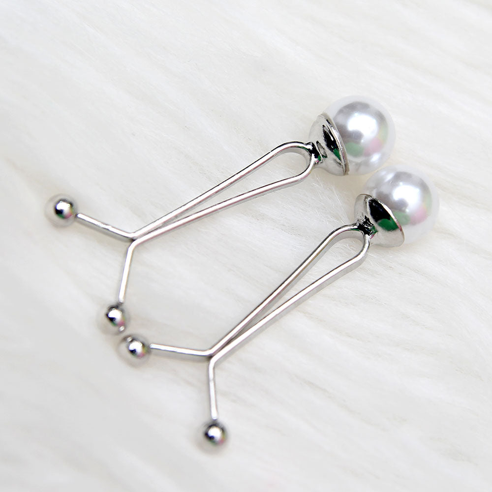 white Scarf pin Z-6