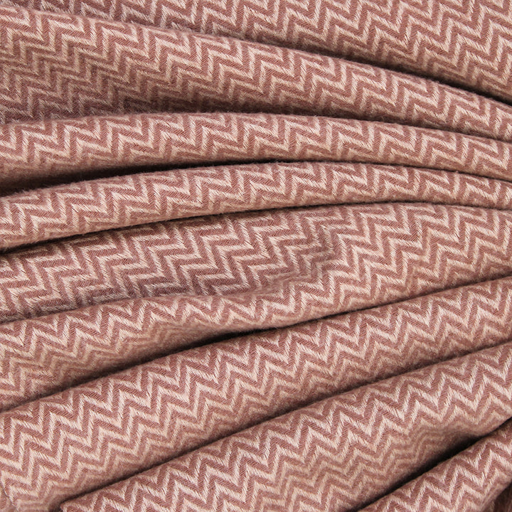ZigZag Cashmere Hijab - Peanut