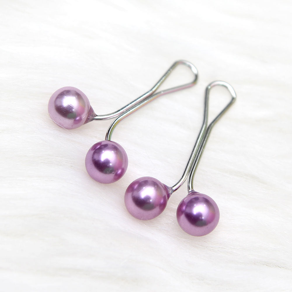 purple Scarf pin Z-2