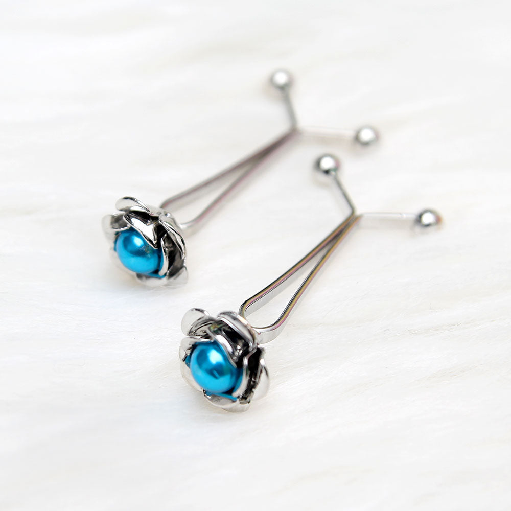 Blue Scarf pin Z-7