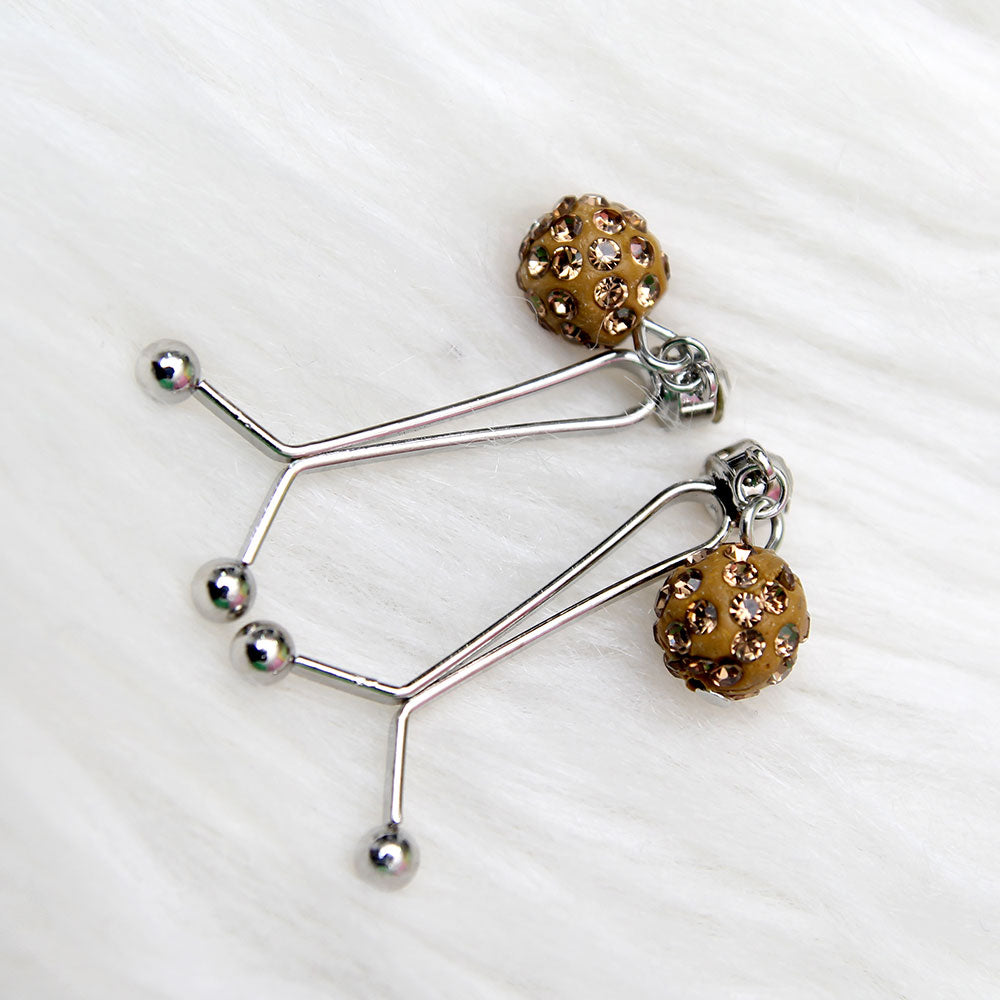 Light brown Scarf pin Z-4