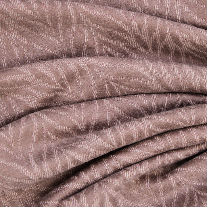 Palm Leaf Cashmere Hijab - Coffee