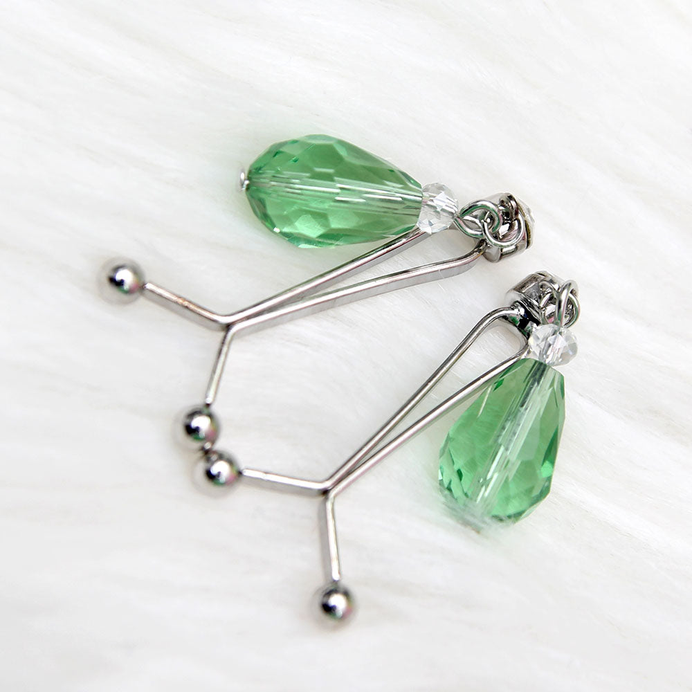Green Scarf pin Z-8