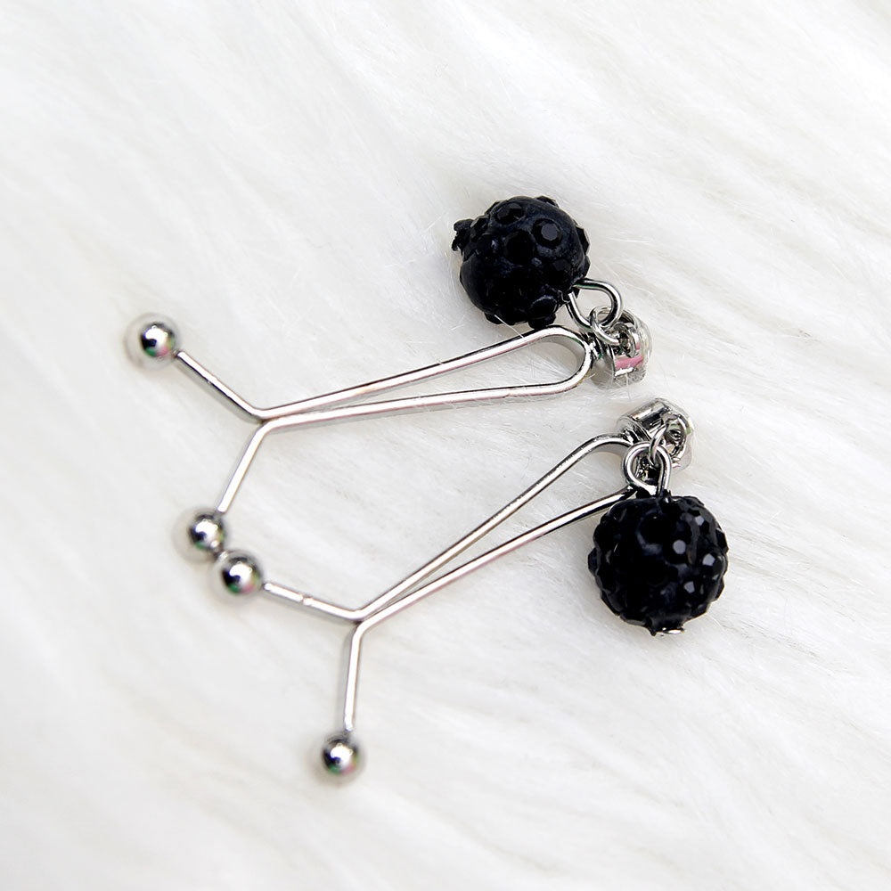 Black Scarf pin Z-4