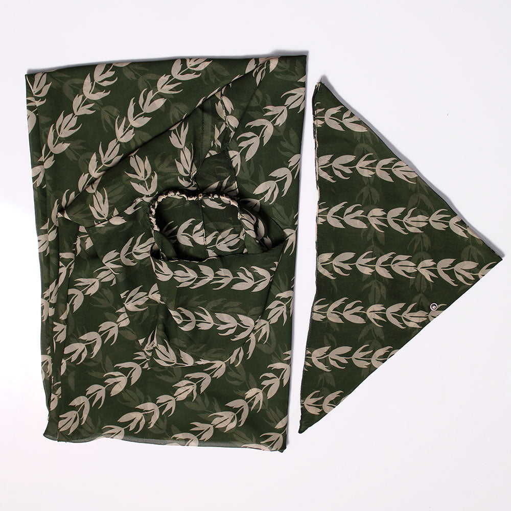 GEORGETTE Green MISRI HIJAB