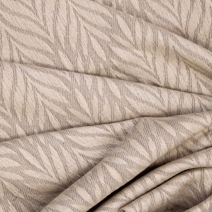 Palm Leaf Cashmere Hijab - Fawn