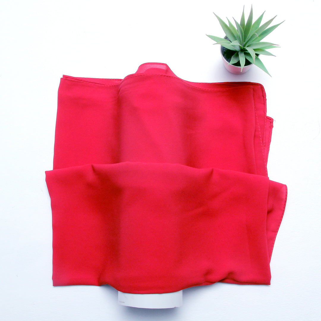 Turkish Chiffon-Red