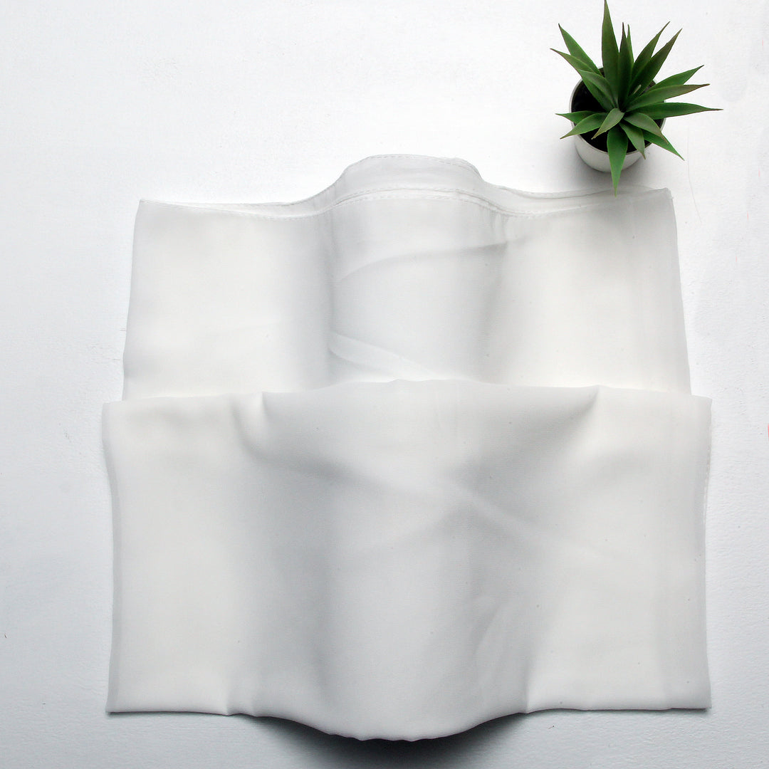 Turkish Chiffon-White