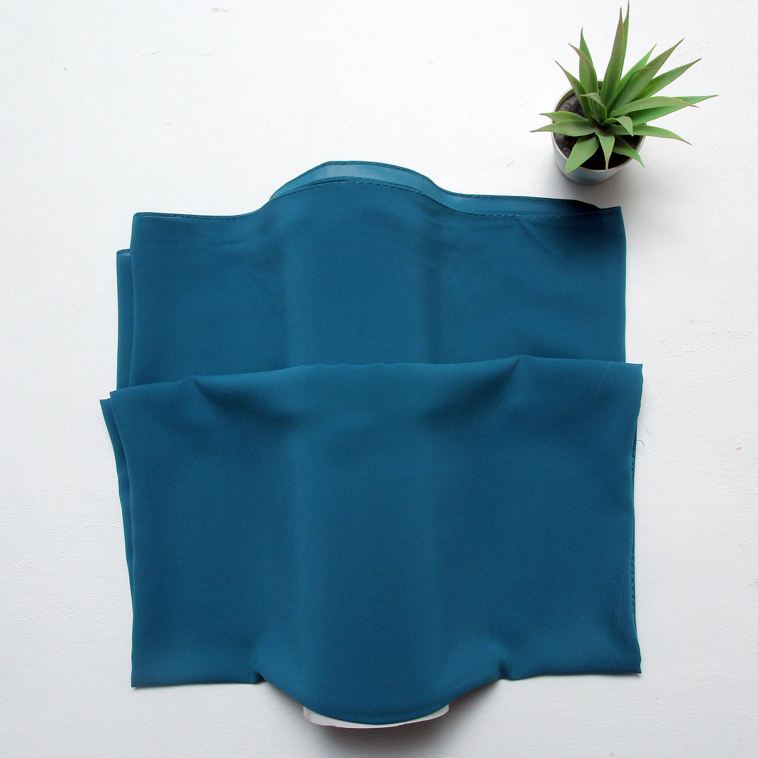 Turkish Chiffon-Teal