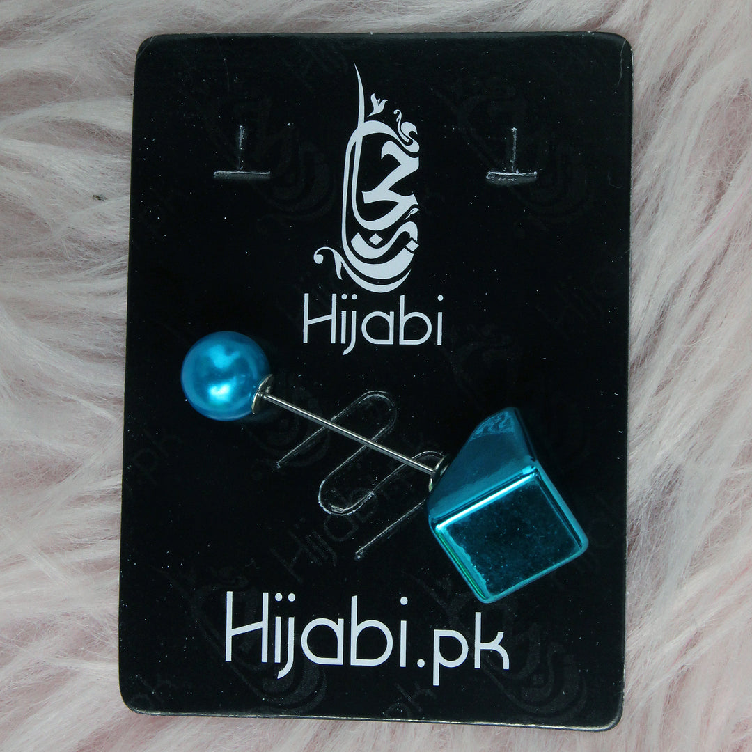 Square Tuspin - Teal Blue