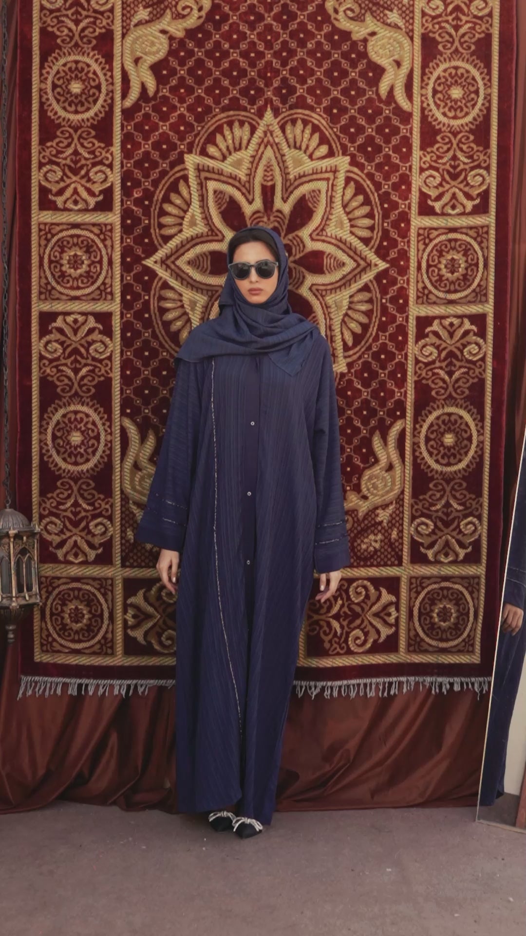 Moonlit Veil Abaya - Skyline