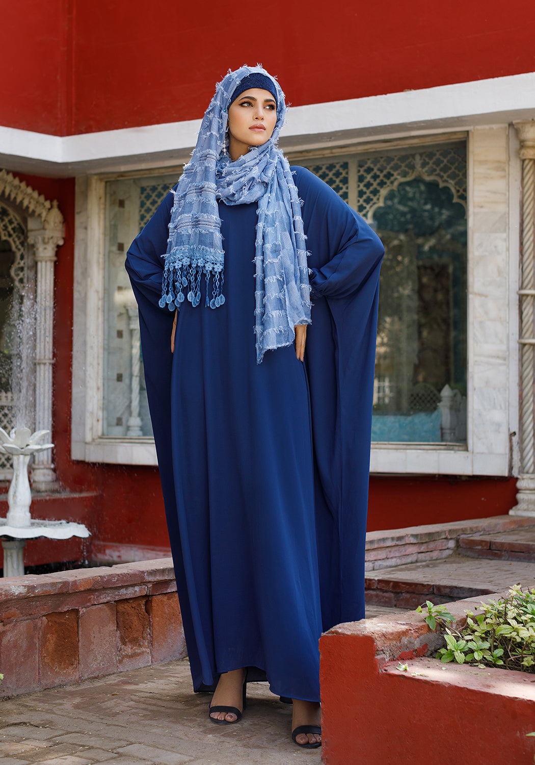 Blue abayas sale