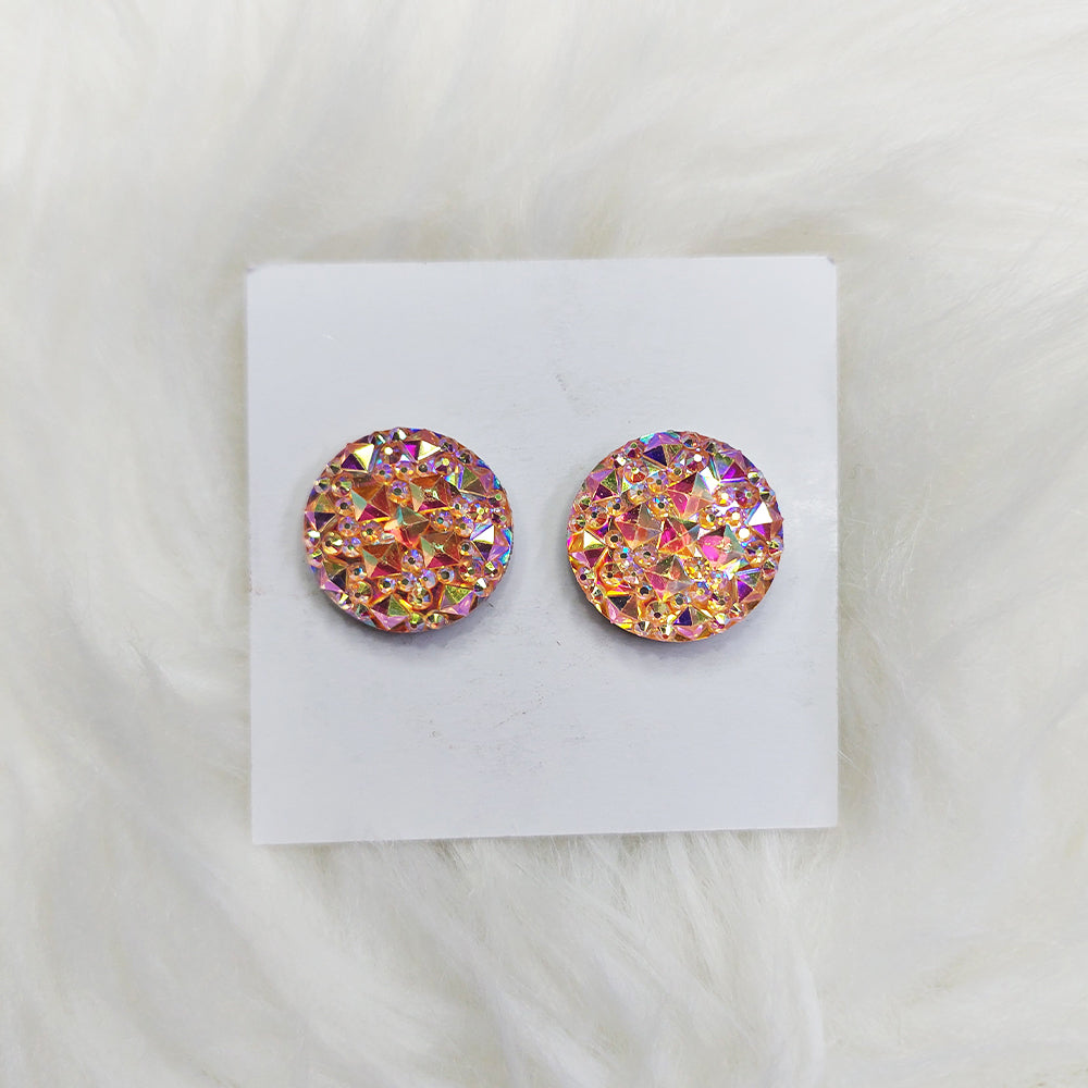 Crystal Peach Magnet Pins