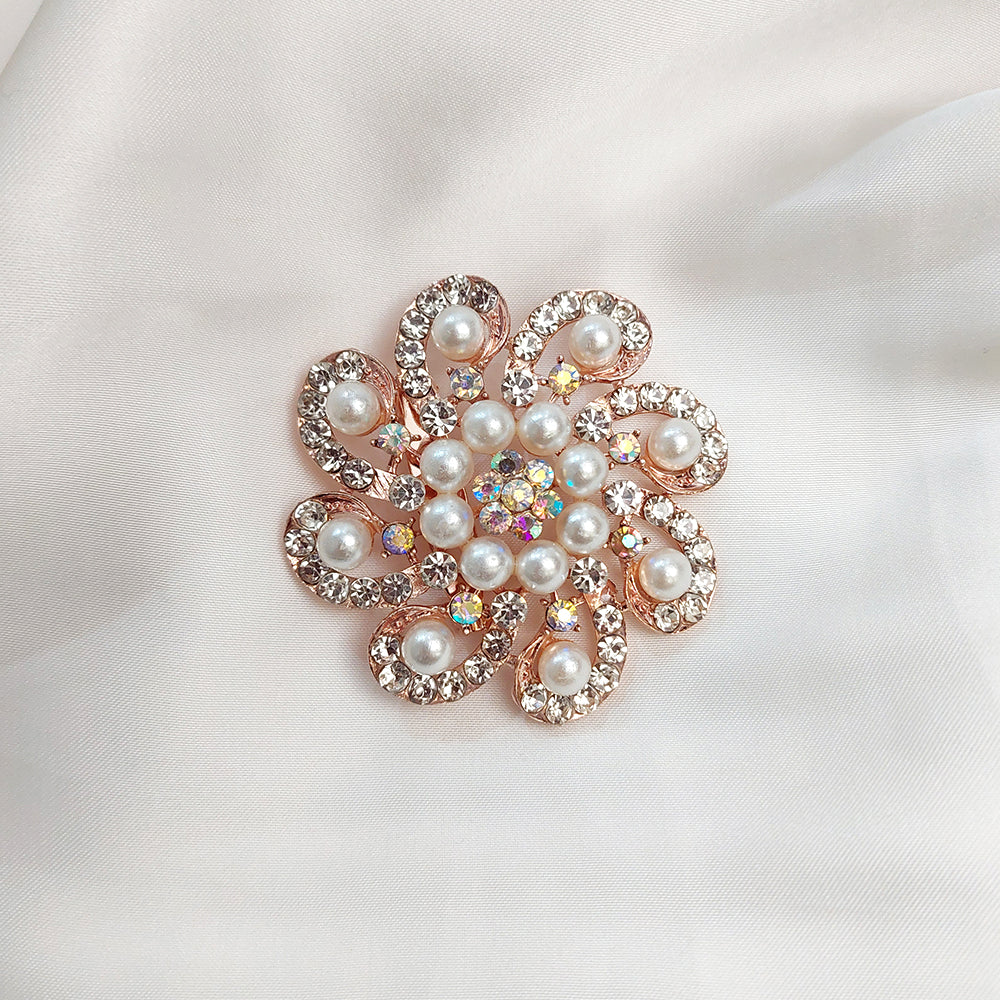 White Pearl Brooch