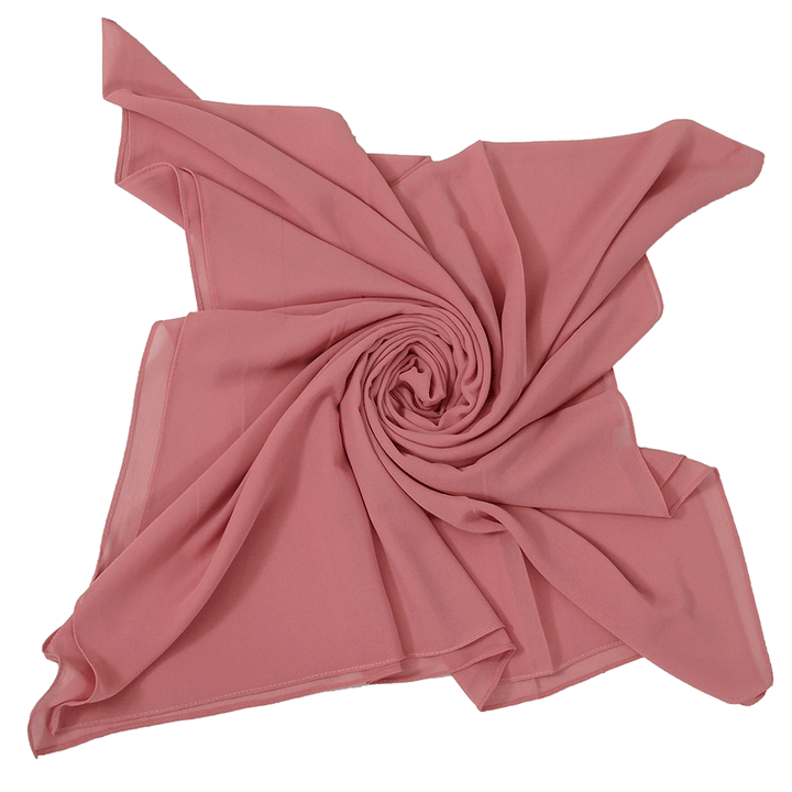 Pinky Chiffon Hijabs