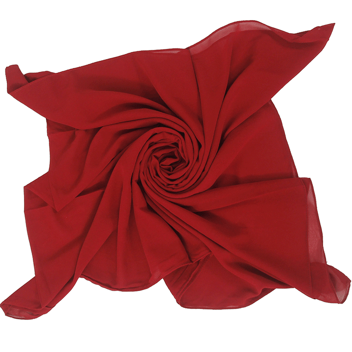 Scarlet Chiffon Hijabs