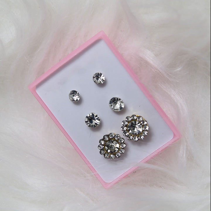 Cubs Crystal Studs