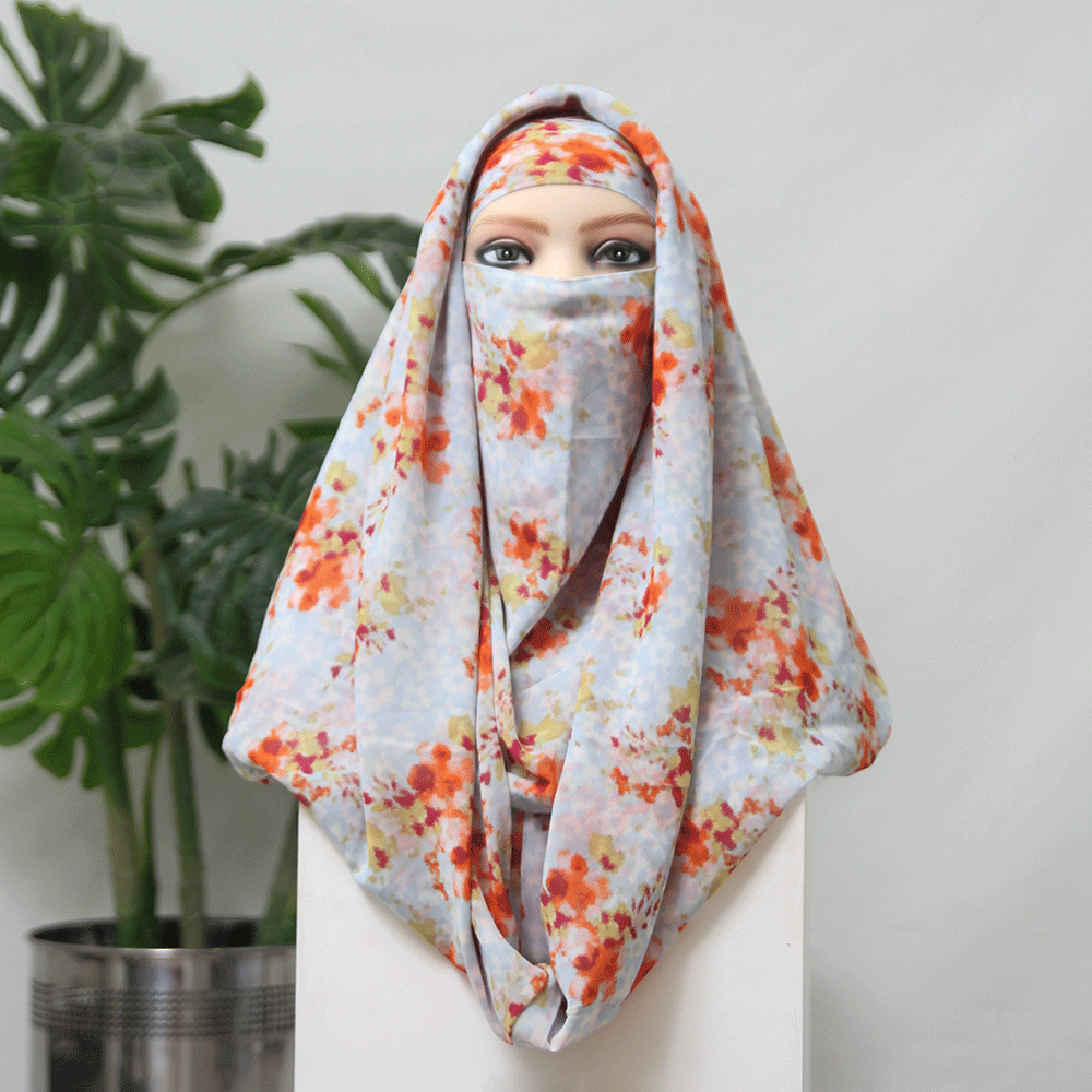 Vibrant Misri Hijab Hijabi.pk