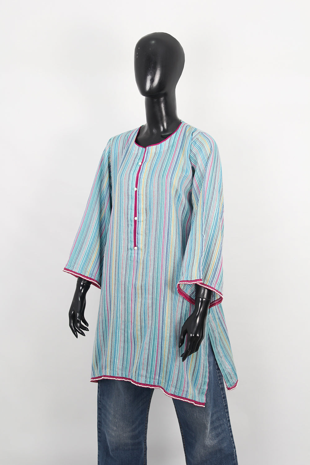 Multi clour kurti blue