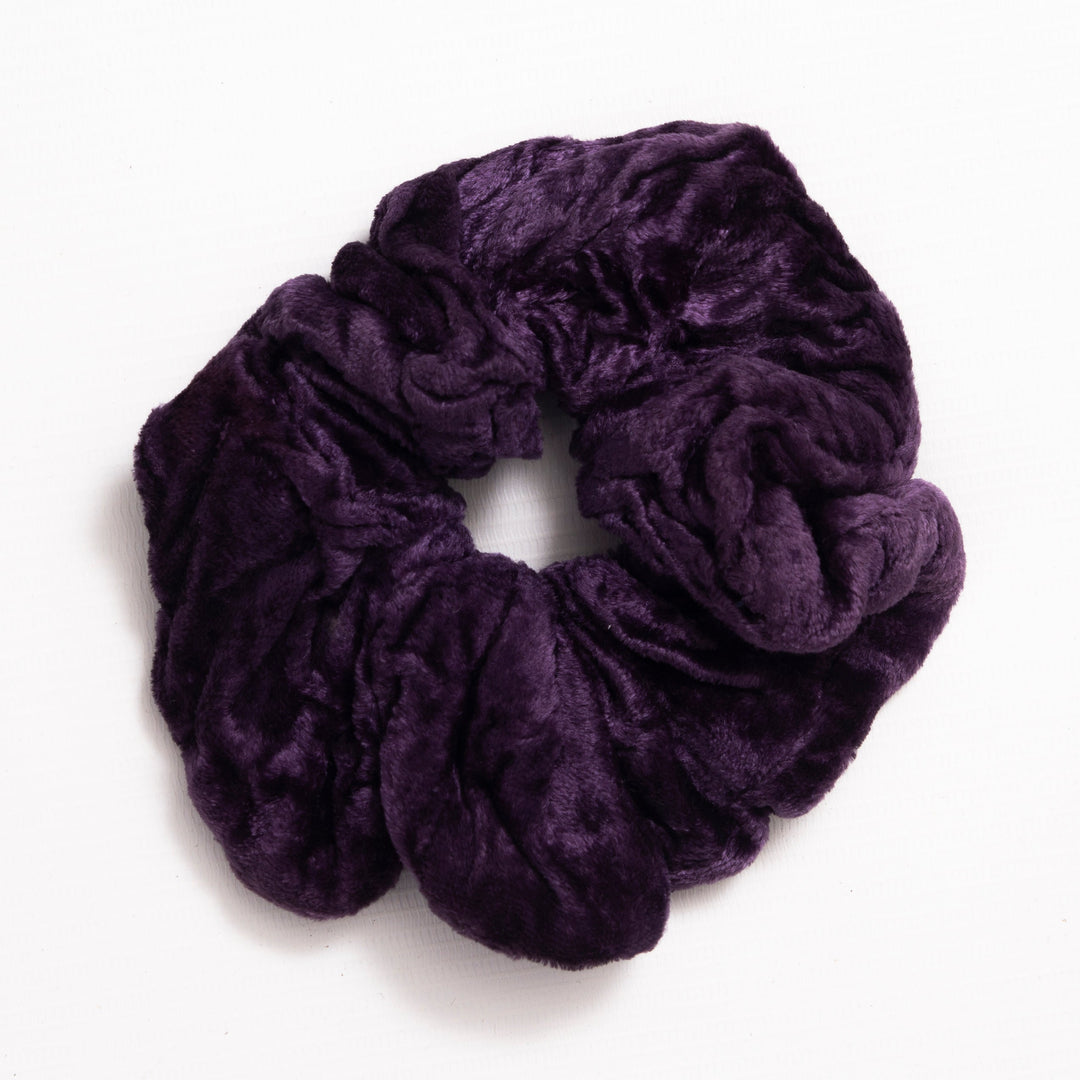 Donut Scrunchie- Dark Purple