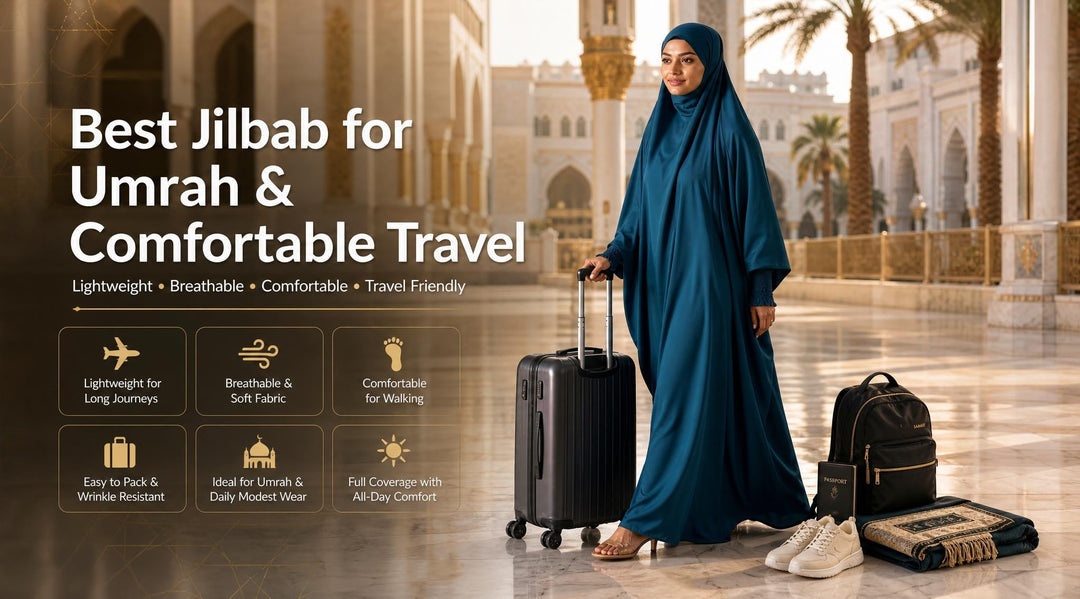 Best Jilbab for Umrah and Comfortable Travel - Saudi jilbab styling in Pakistan