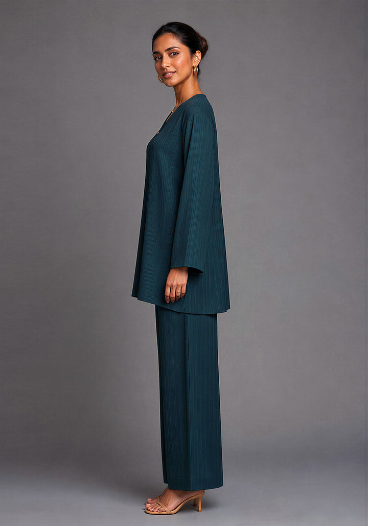 Green Textured Co-Ord Set