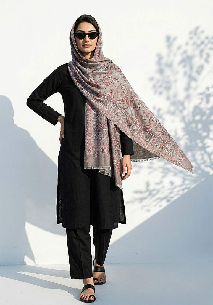 Kani handwoven Hijab - Grey