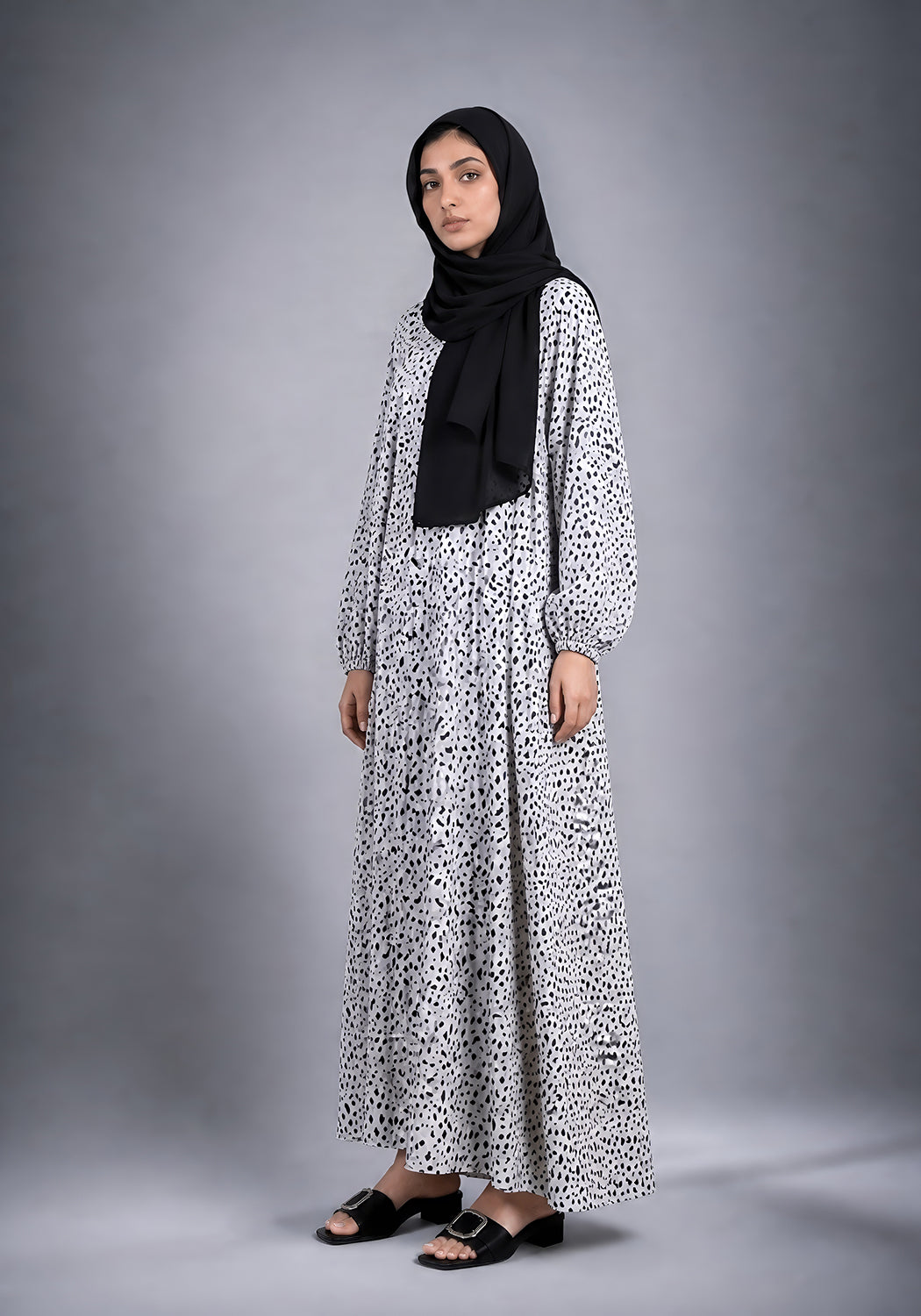 Cheetah Print Abaya