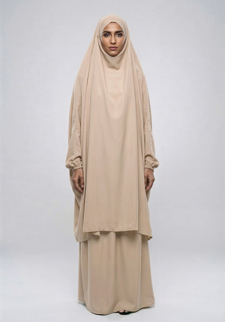 Two-Piece Jilbab - Cream