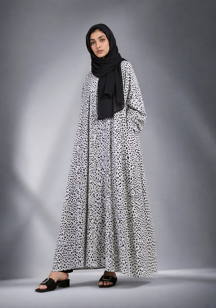 Cheetah Print Abaya