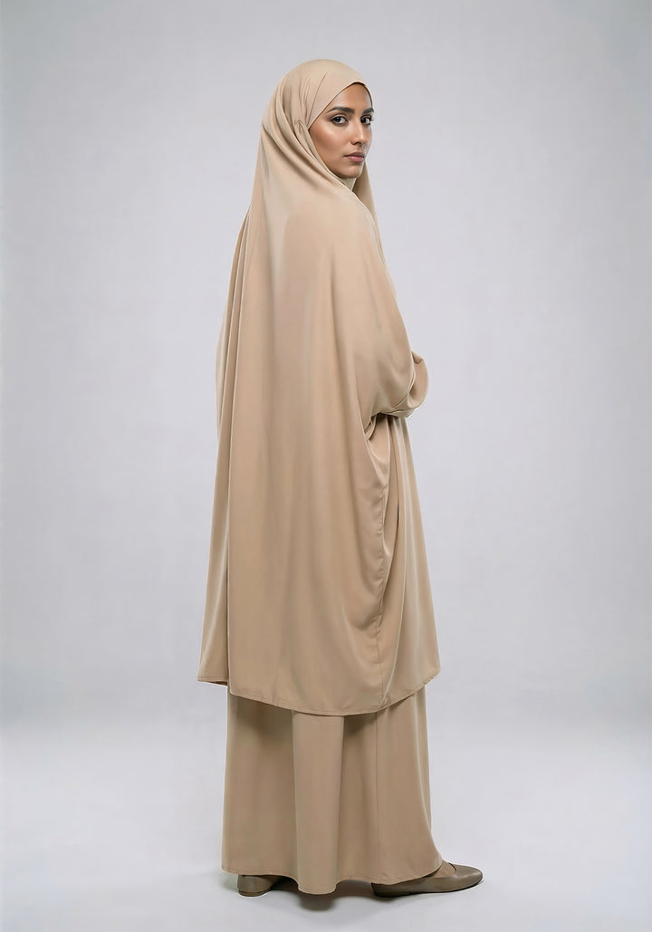 Two-Piece Jilbab - Cream