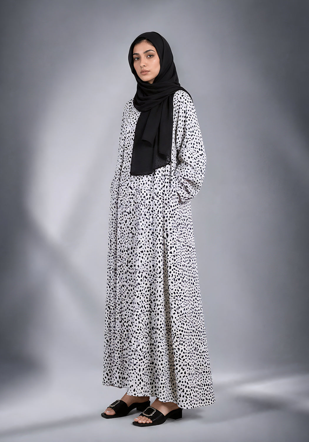 Cheetah Print Abaya