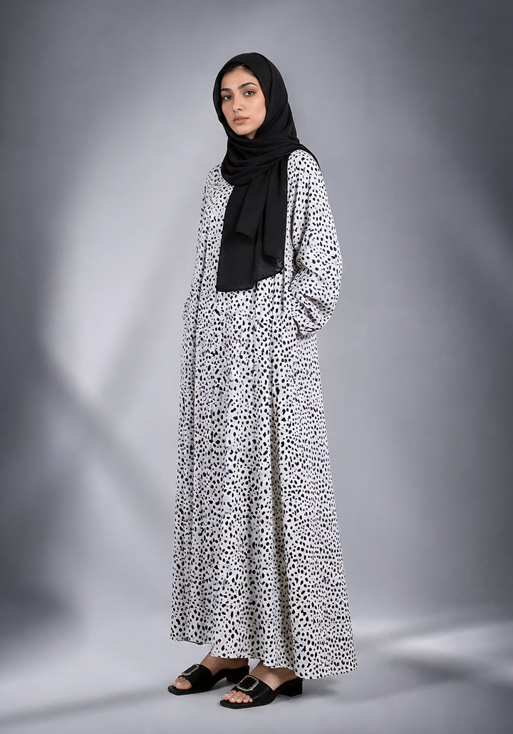 Cheetah Print Abaya