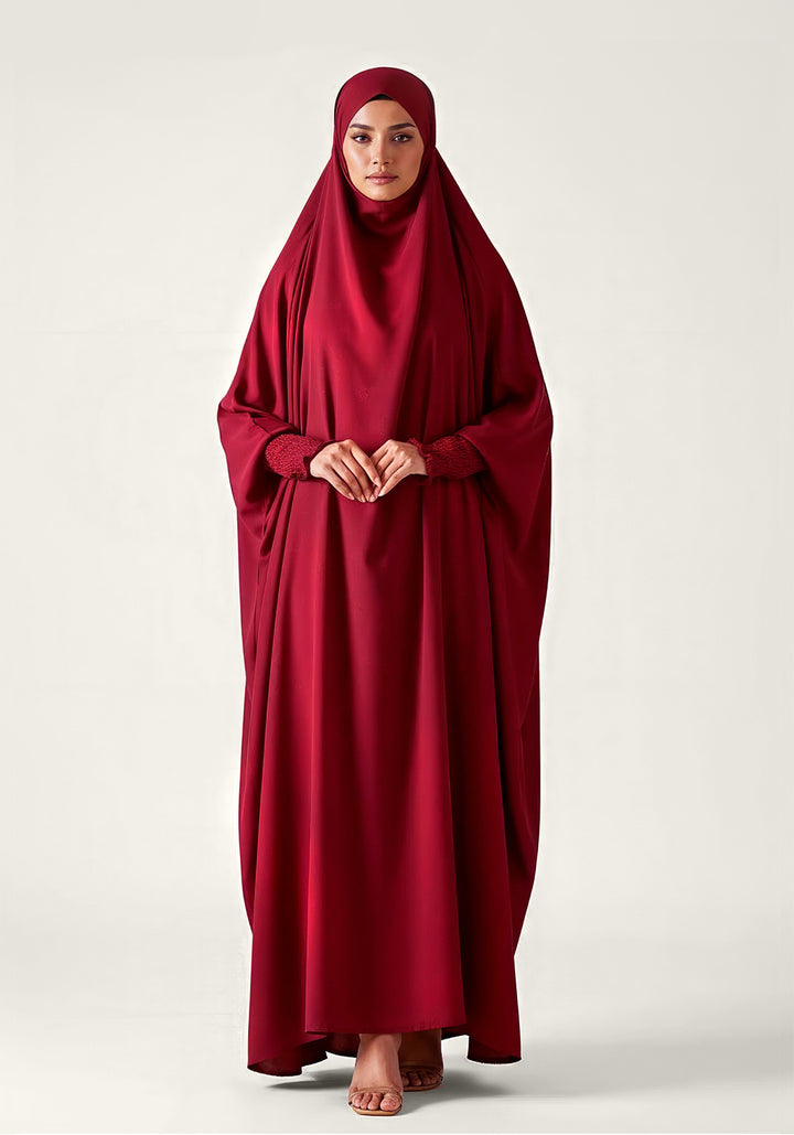Saudi Jilbab - Maroon