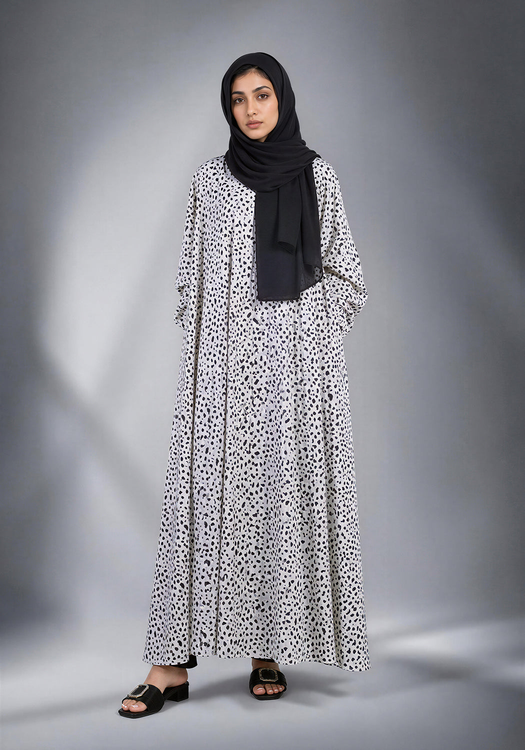 Cheetah Print Abaya