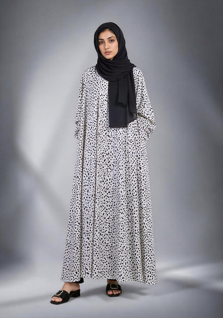 Cheetah Print Abaya