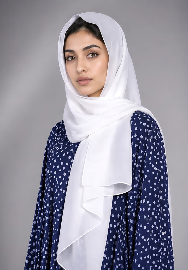 Blue Printed Abaya