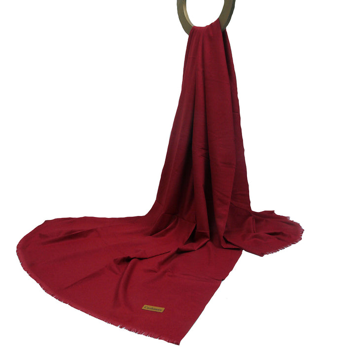 Woolen Cashmere Shawl -Red