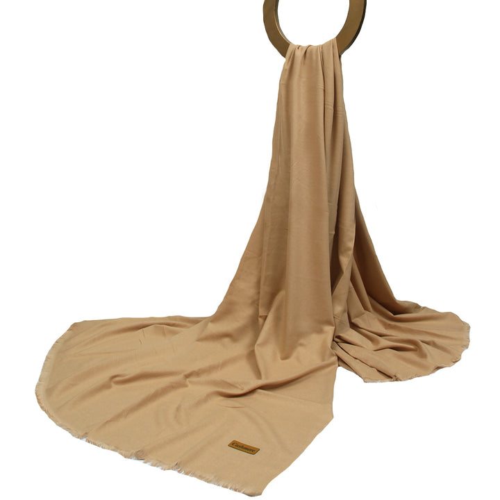 Woolen Cashmere Shawl-Golden