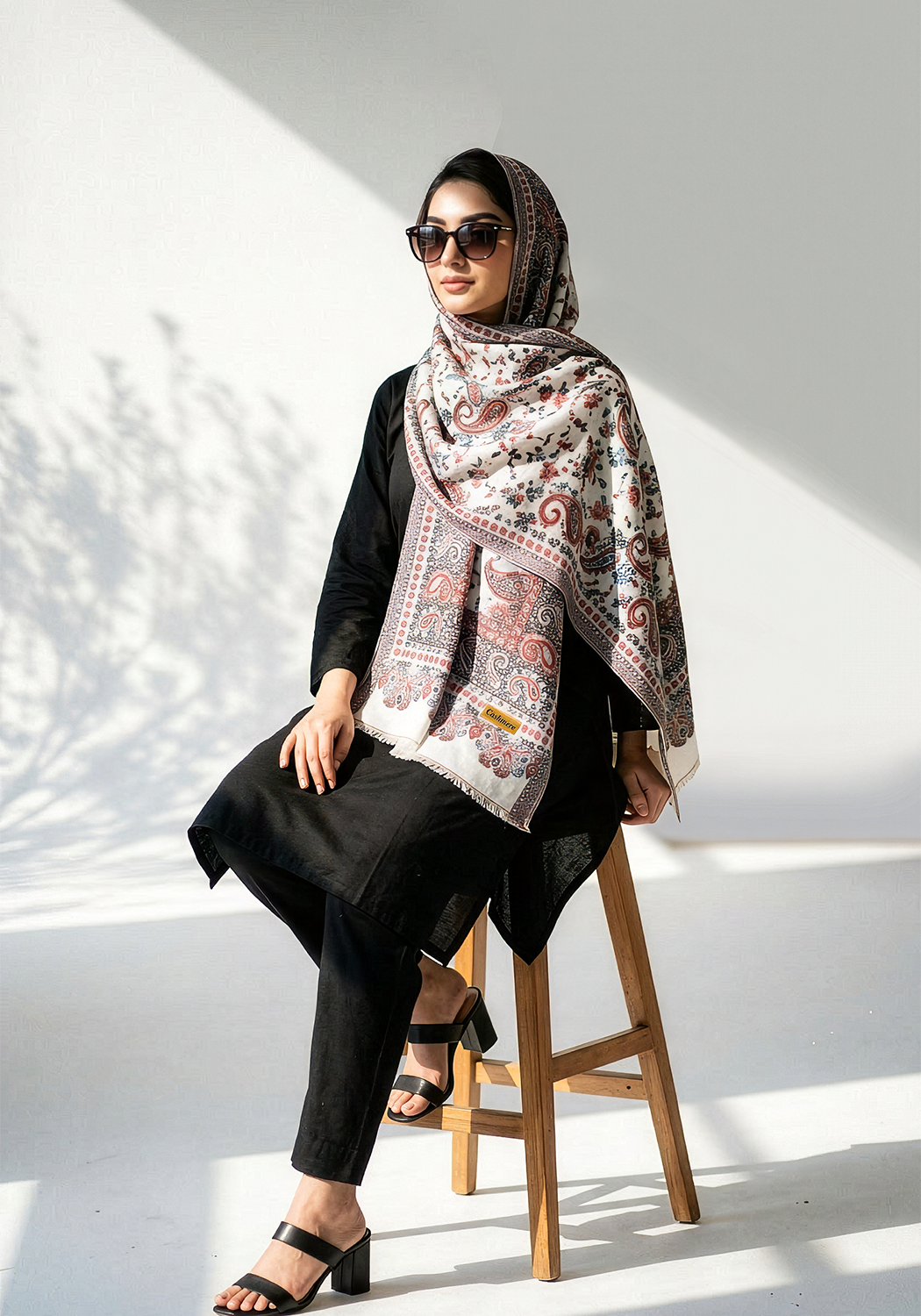 Kani handwoven Hijab - White