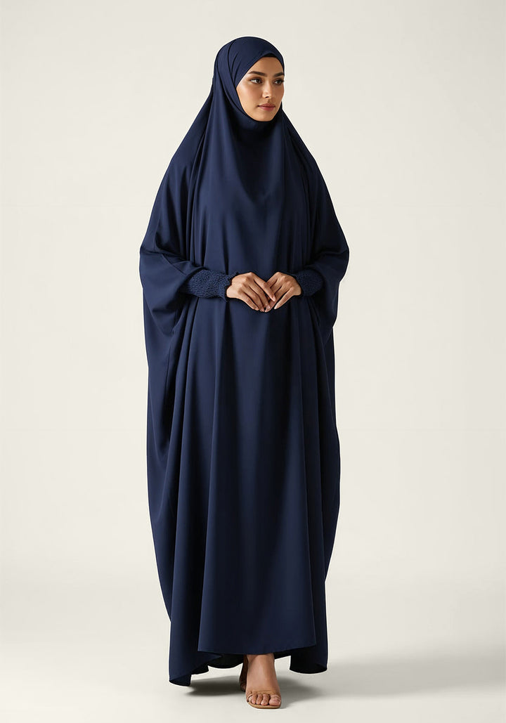 Saudi Jilbab - Navy Blue