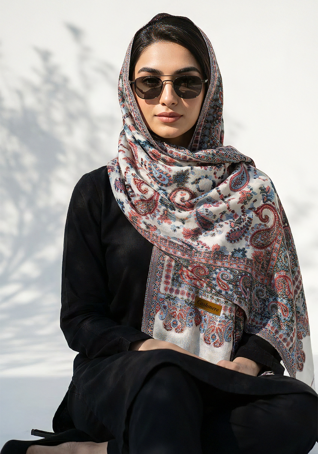Kani handwoven Hijab - White