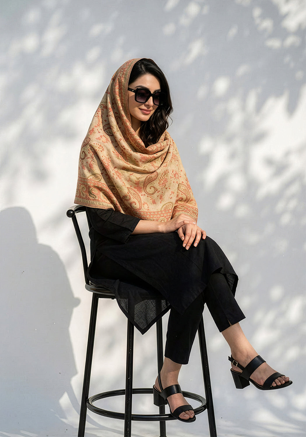 Kani handwoven Hijab - Beige