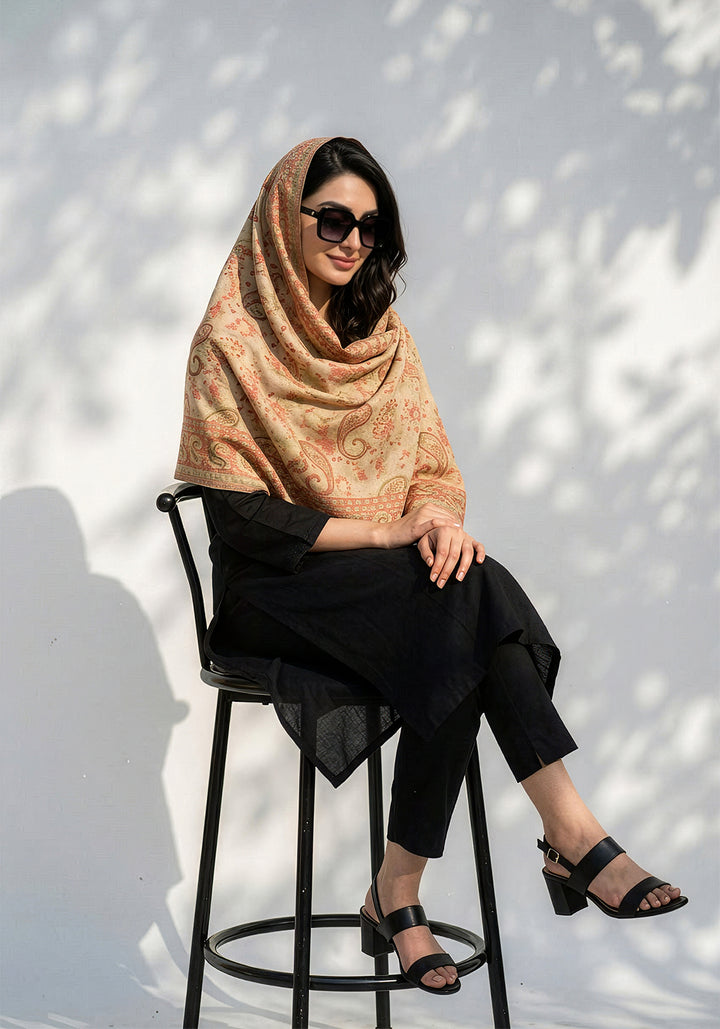 Kani handwoven Hijab - Beige