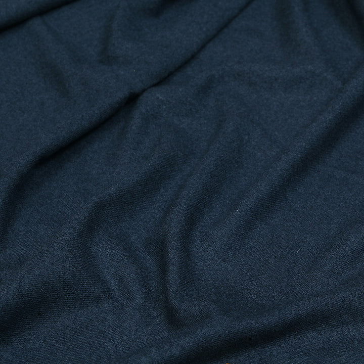 Woolen Cashmere Shawl-Navy Blue