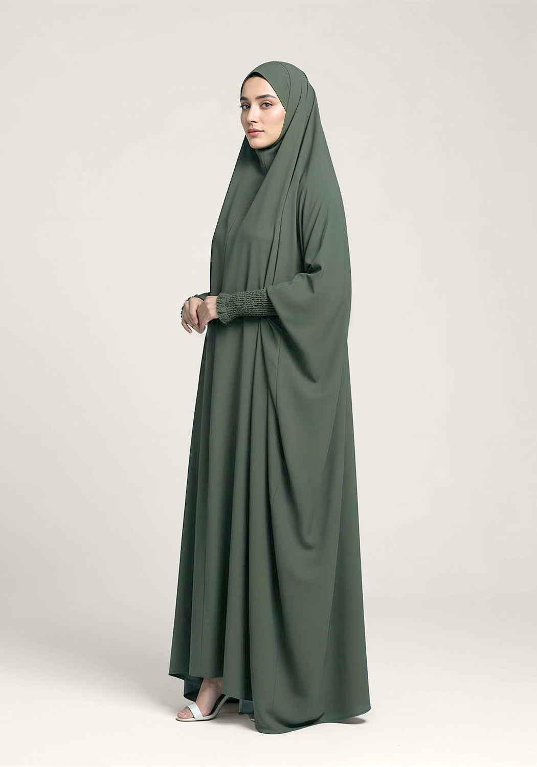 Saudi Jilbab - Olive