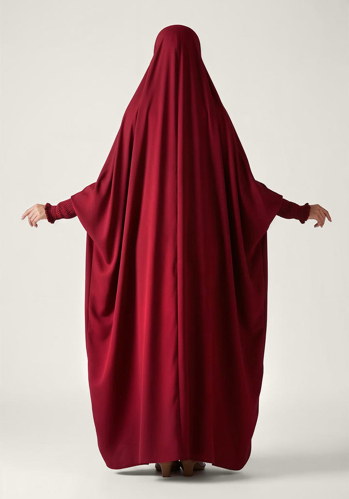Saudi Jilbab - Maroon