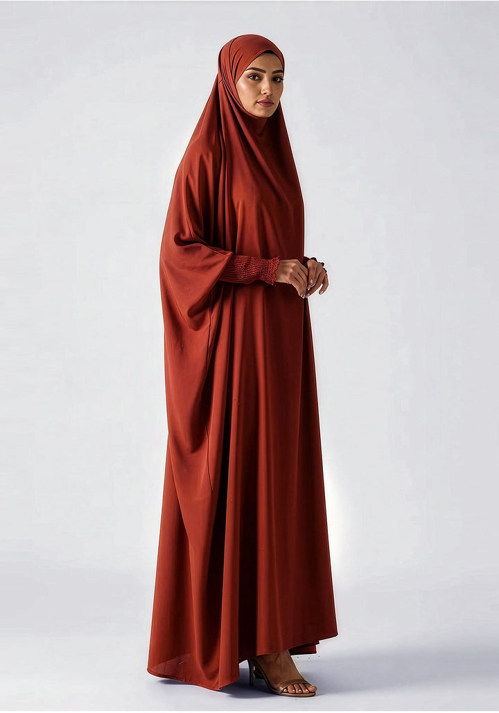 Saudi Jilbab - Autumn Rust