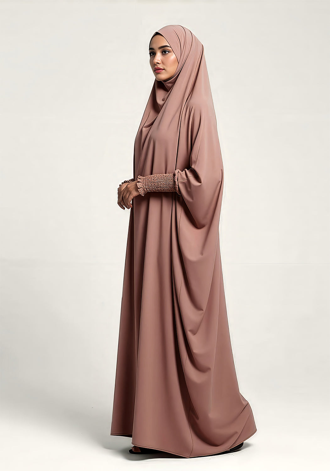 Saudi Jilbab - Tea Pink