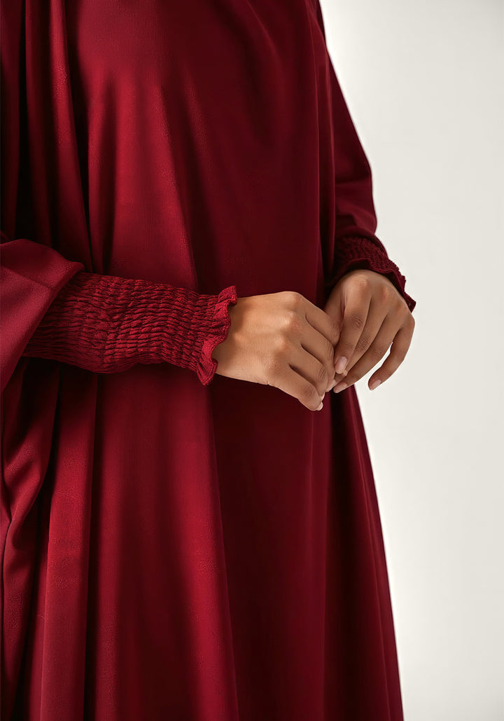 Saudi Jilbab - Maroon